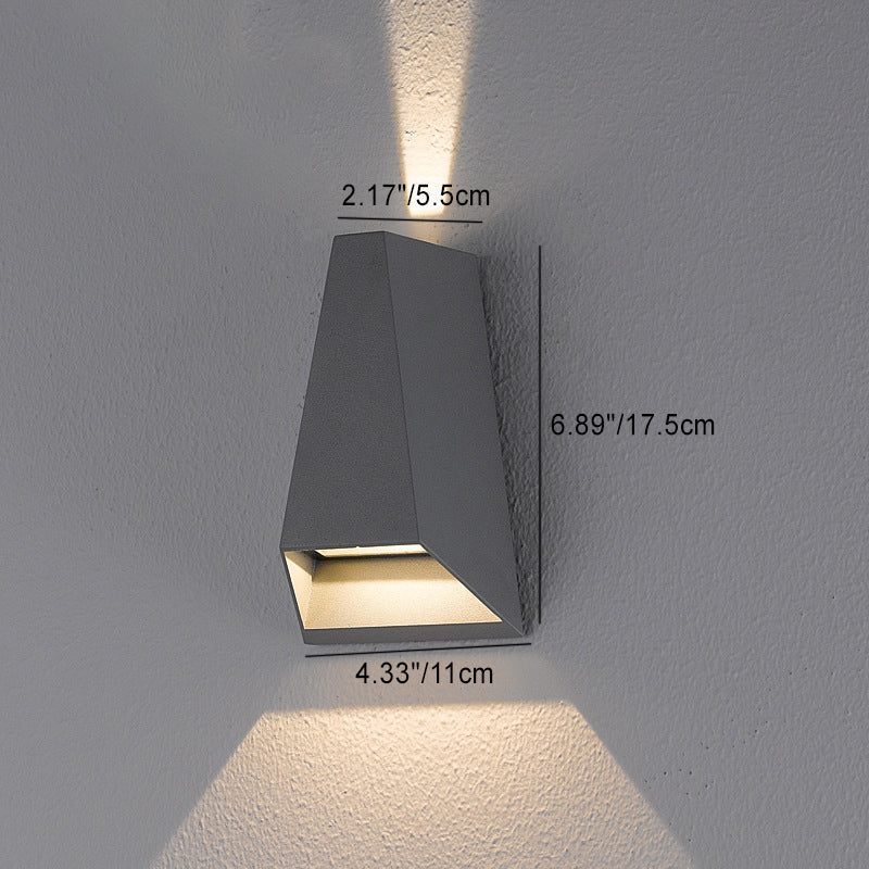 Trapezoidal Aluminum Silicone PVC Outdoor Light