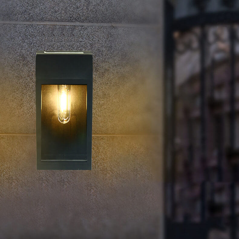 Rectangular Plastic Garden Outdoor Light