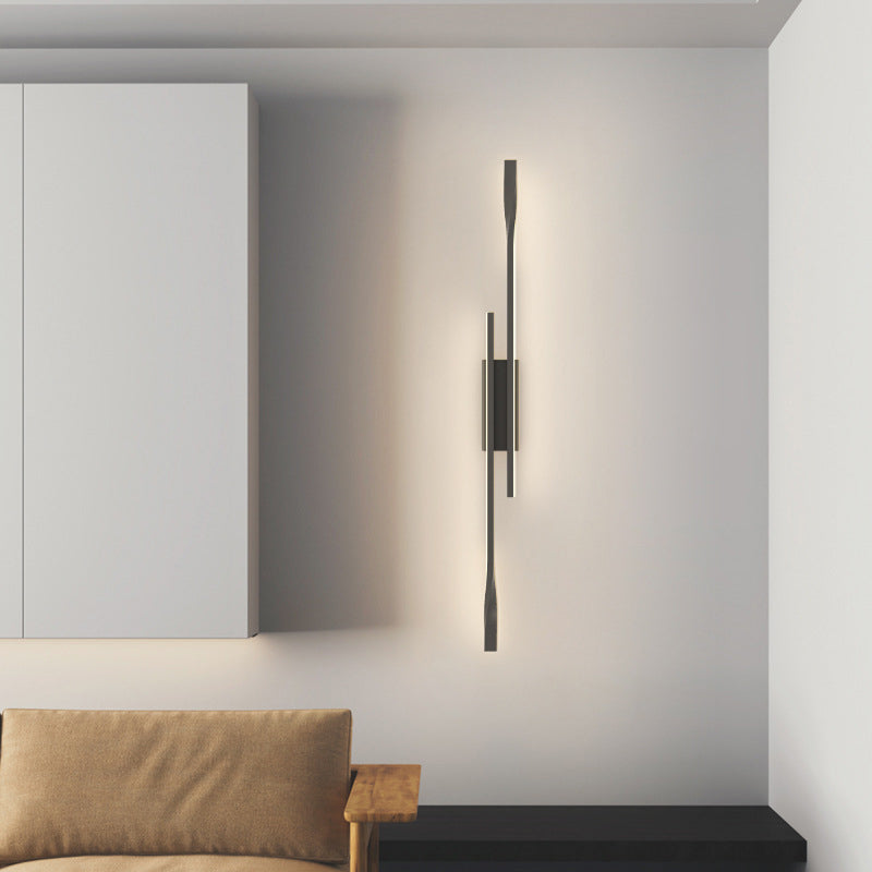 Aluminum Straight Line Silicone Wall Lamp