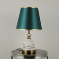 Solid Color Hardware Fabric Table Lamp