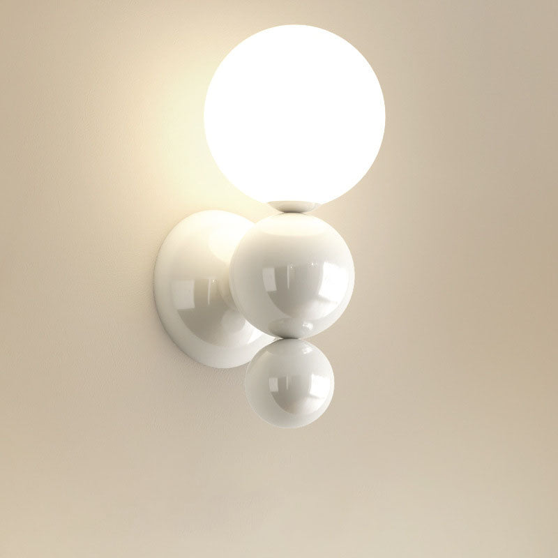 Cream Style Pearl Shape Wall Lamp