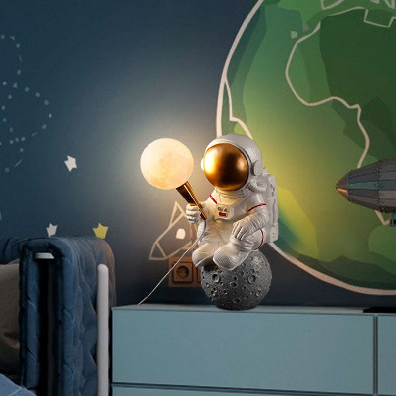 Cartoon Astronaut Resin ABS Wall Lamp