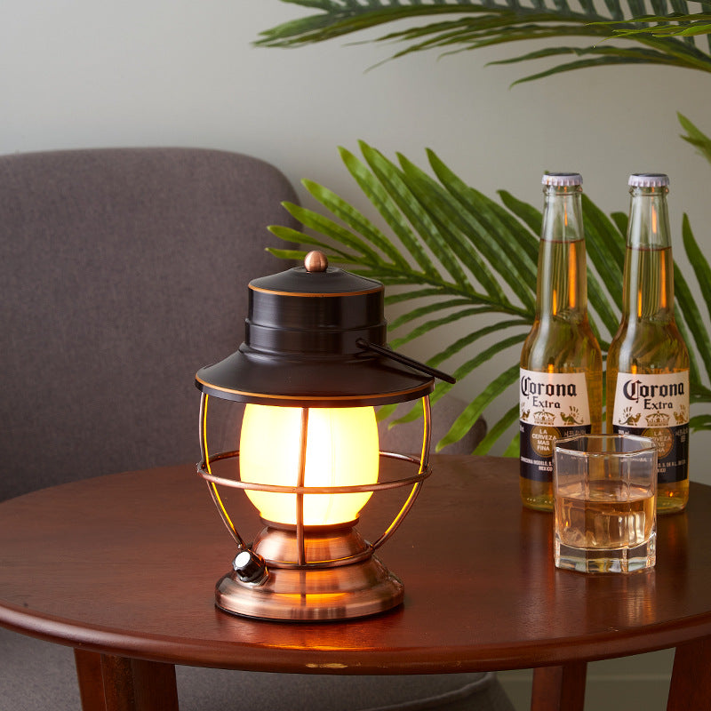 Farmhouse Rechargeable Iron Acrylic Table Lamp