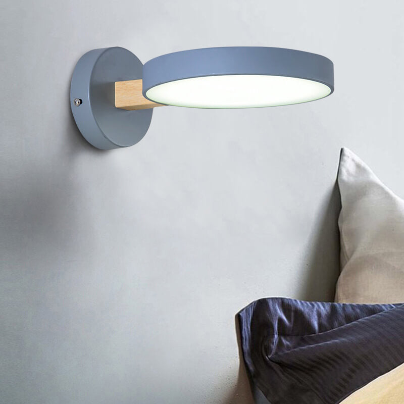 Round Macaron Color Wall Lamp