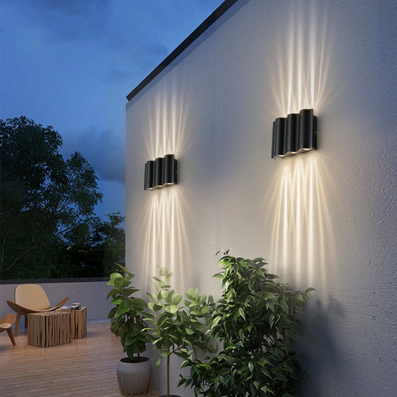 Wave Aluminum Outdoor Light