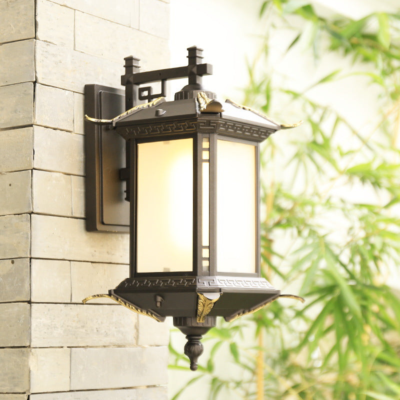 Aluminum Rectangular Tower Garden Outdoor Light