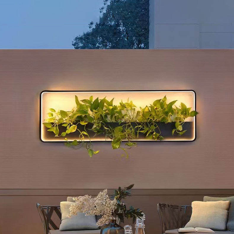 Aluminum Stainless Steel Square Outdoor Light