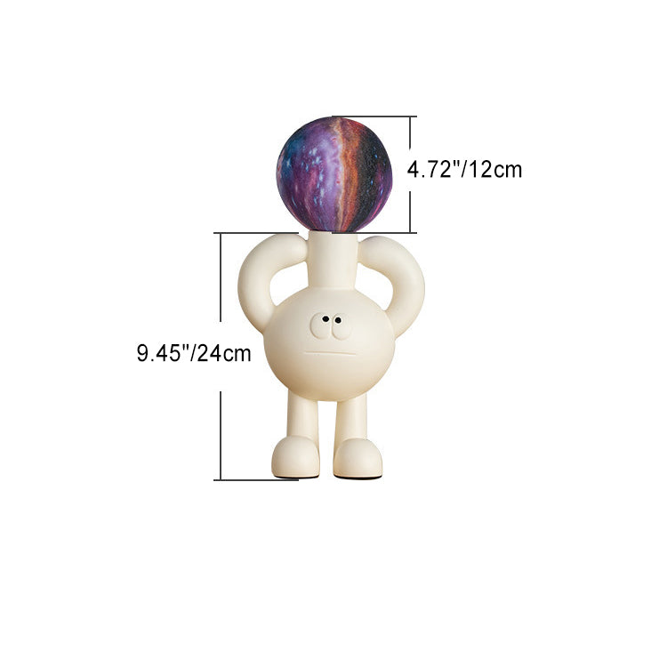 Resin Glass Ball Cartoon Table Lamp