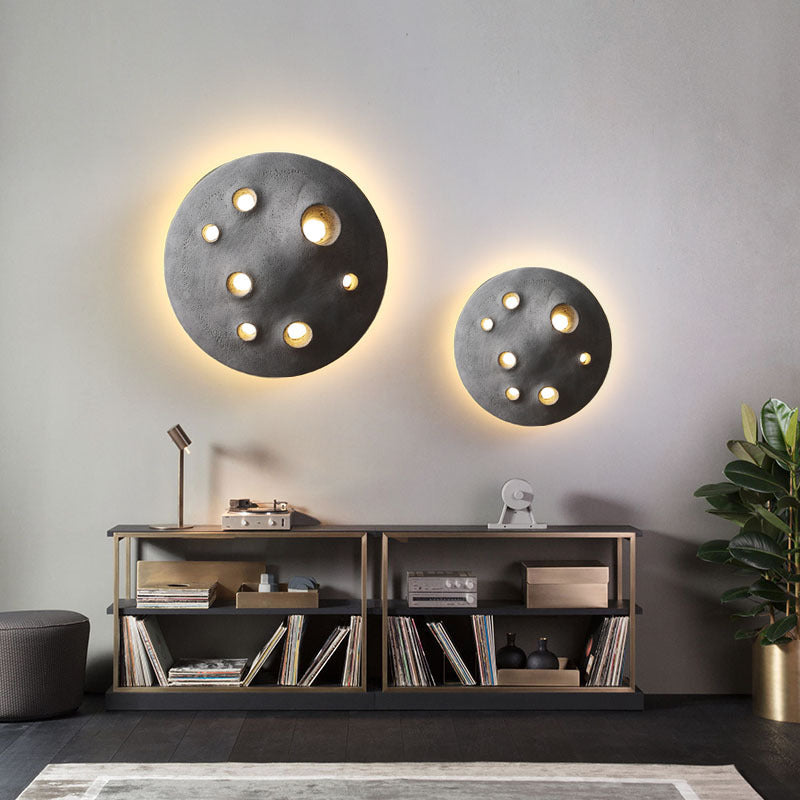 Lunar Concrete Garden Outdoor Light