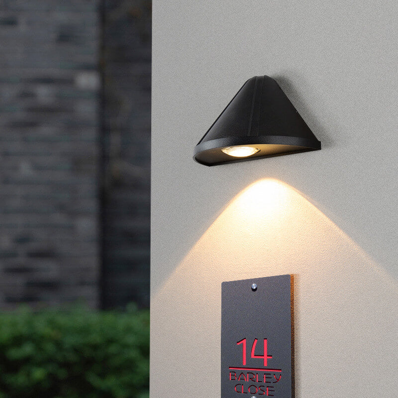 Triangle Cone Aluminum Lens Outdoor Light