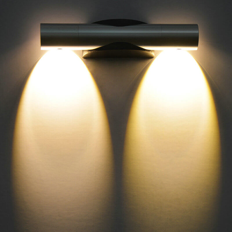 Cylinder Rotating Aluminum Wall Lamp
