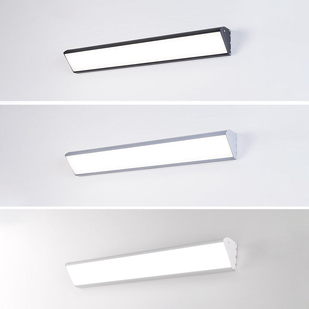 Rectangular Aluminum PC Patio Outdoor Light