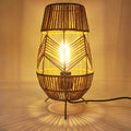 Iron Rattan Weaving Floor Lamp