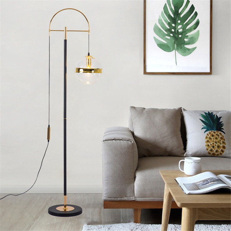 Glass Ball Floor Lamp