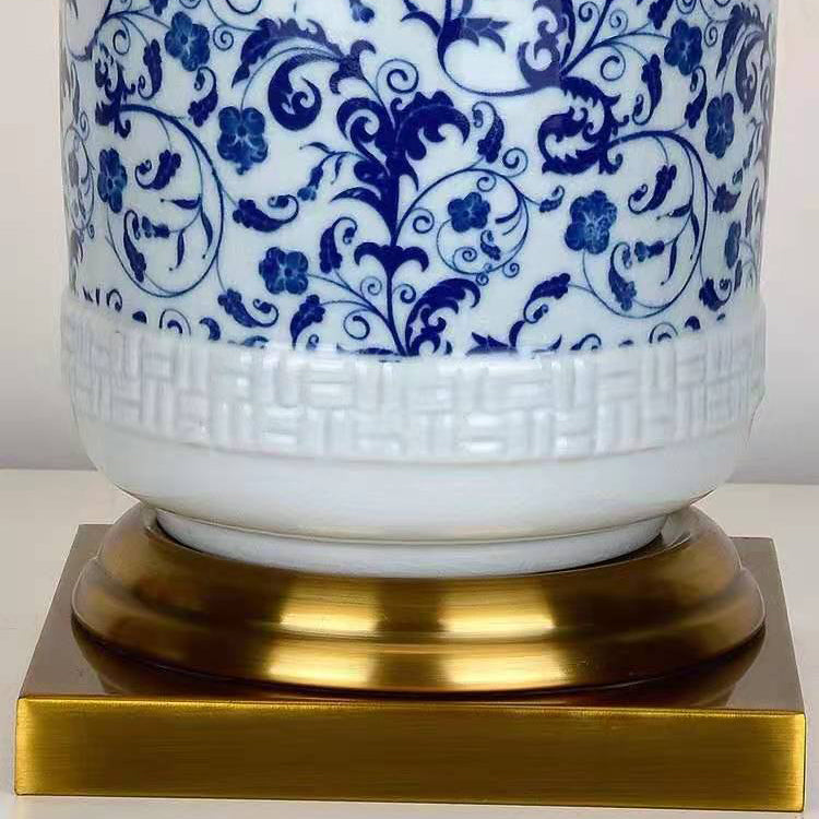 Cylinder Round Square Copper Table Lamp