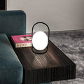 Metal PE Ball Egg Table Lamp