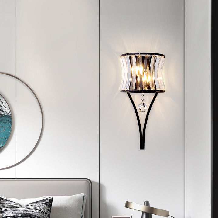 Half Circle Inverted Triangle Wall Lamp