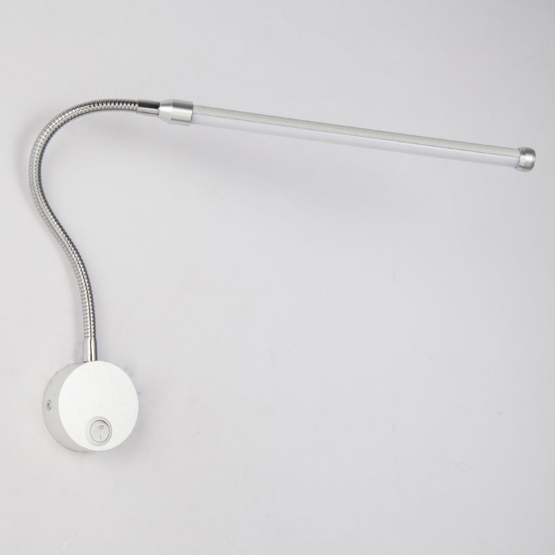 Aluminum PC Strip Bedside Wall Lamp