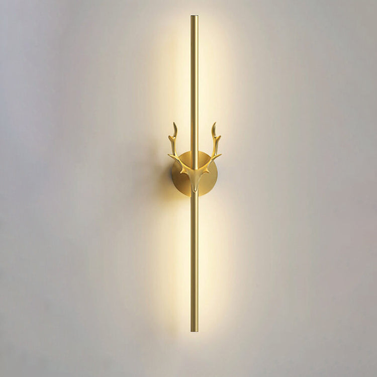 Aluminum Long Strip Antler Wall Lamp
