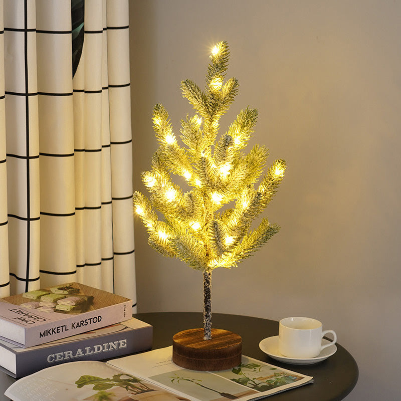 Pine Needle Tree PVC Table Lamp