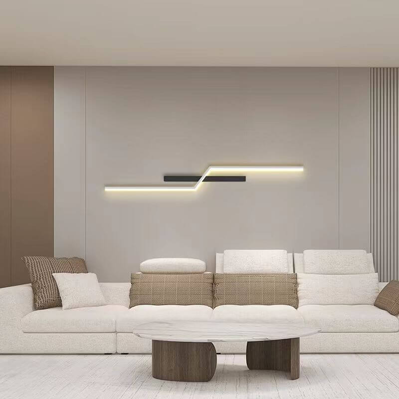 Geometry Lines Aluminum Iron Wall Lamp