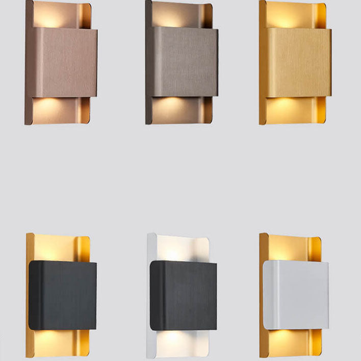 Rectangular Double-headed Aluminum COB Wall Lamp