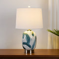 American Dome Fabric Ink Table Lamp