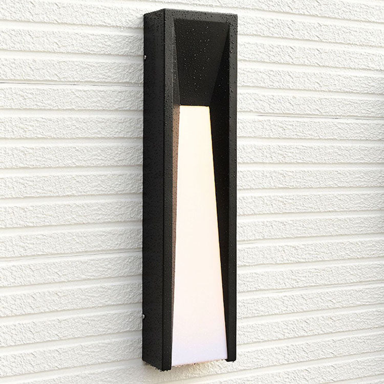 Stainless Steel Cuboid Acrylic Outdoor Light