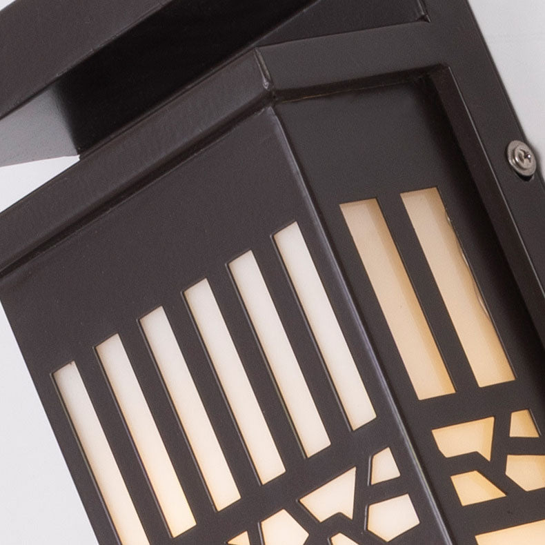 Imitation Marble Rectangular Outdoor Light