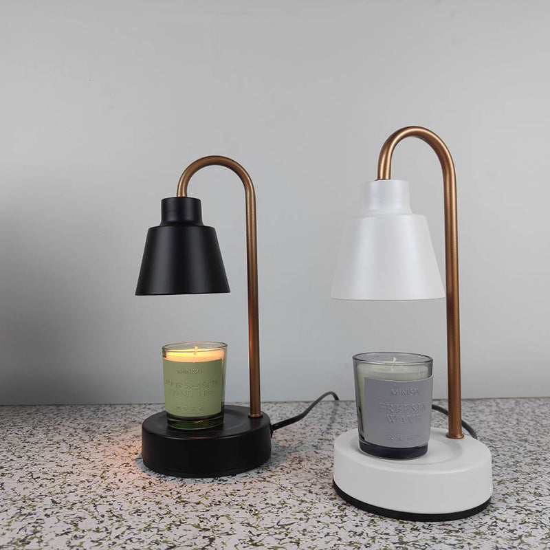 Iron Round Melting Wax Table Lamp