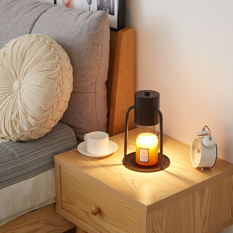 Cylinder Iron Melting Wax Table Lamp