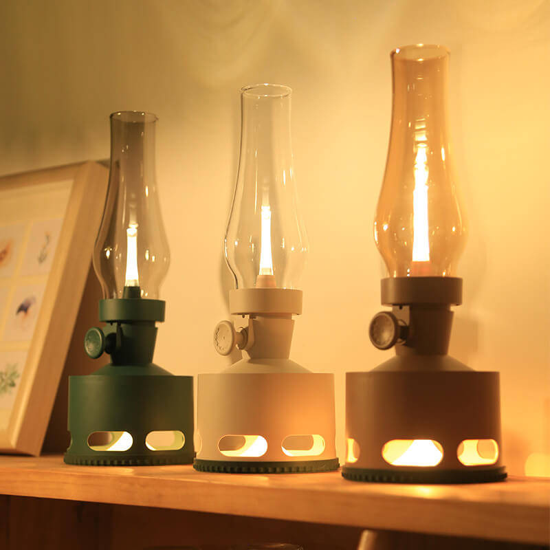 Kerosene Entertainment Room Table Lamp