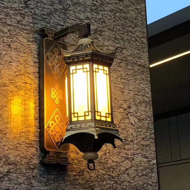 Aluminum Octagonal Pavilion Imitation Outdoor Light