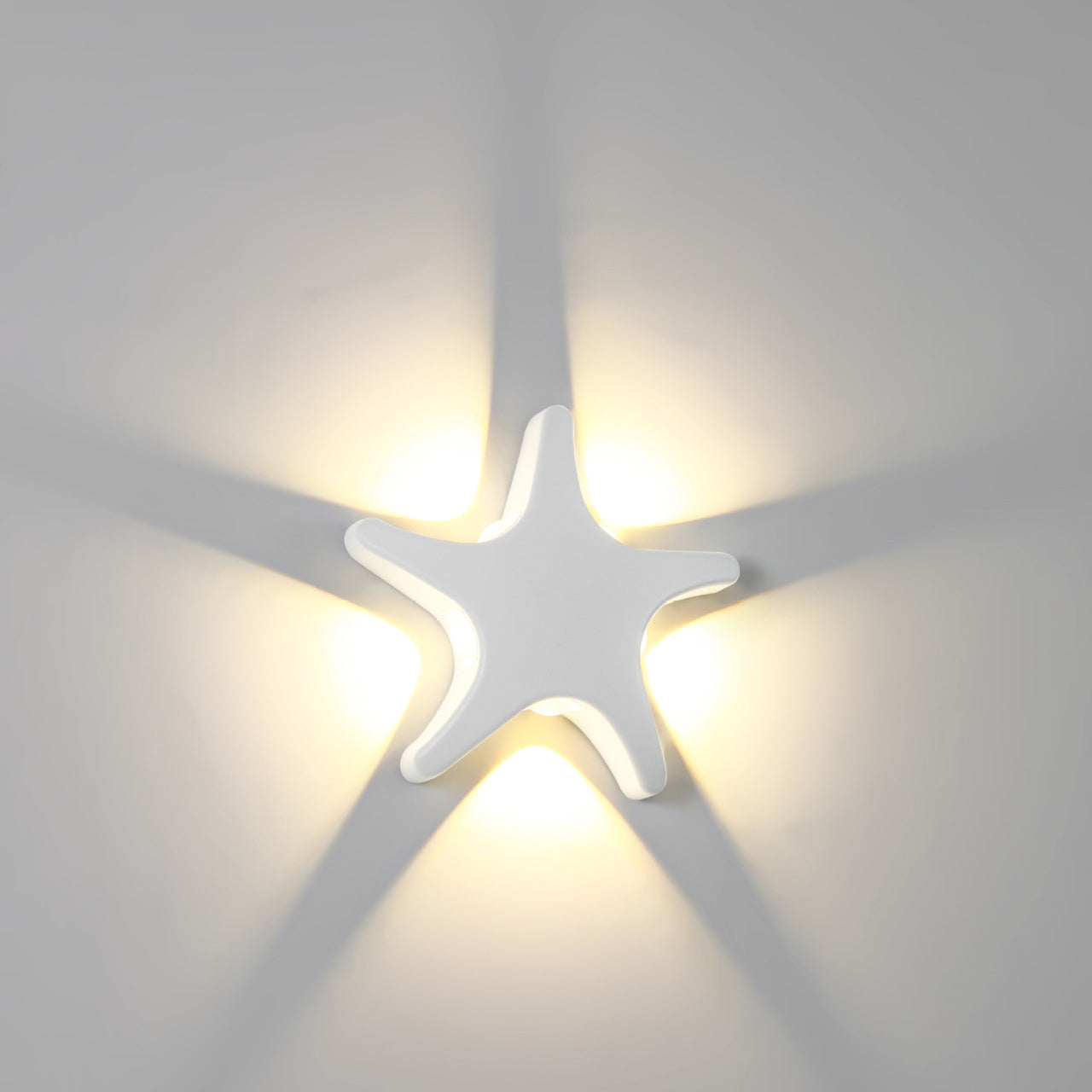 Aluminum Starfish Design Patio Outdoor Light