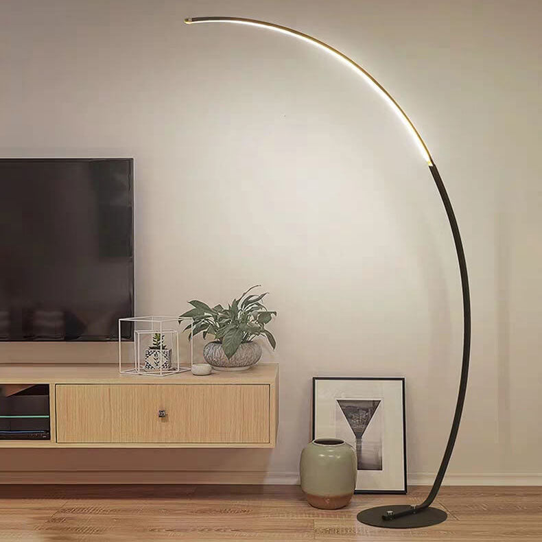 Fishing Rod Shaped Arc Floor Lamp