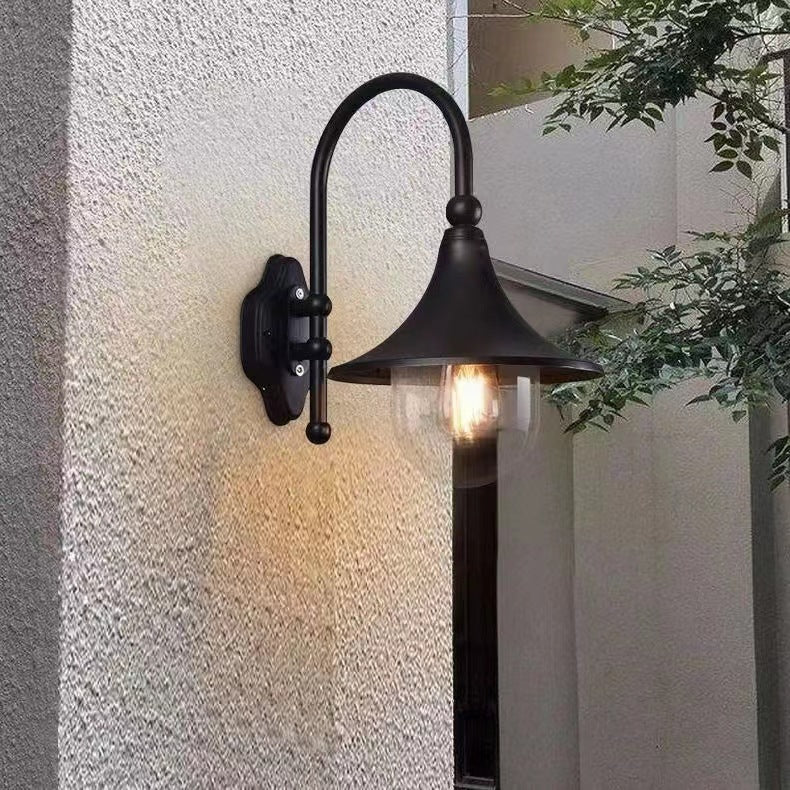 Aluminum Horn Shape Patio Outdoor Light