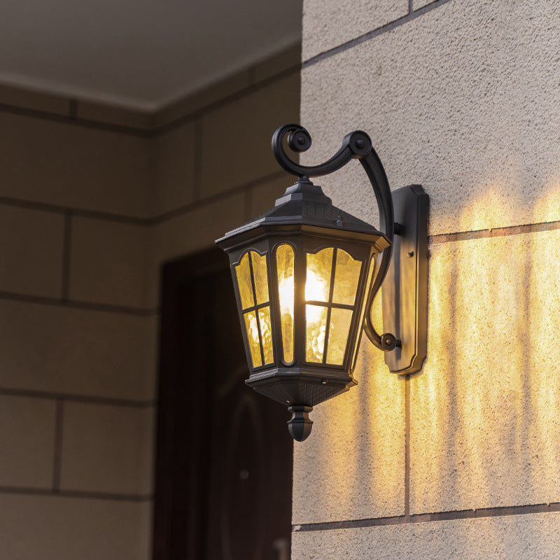 Farmhouse Cube Lantern Aluminum Outdoor Light
