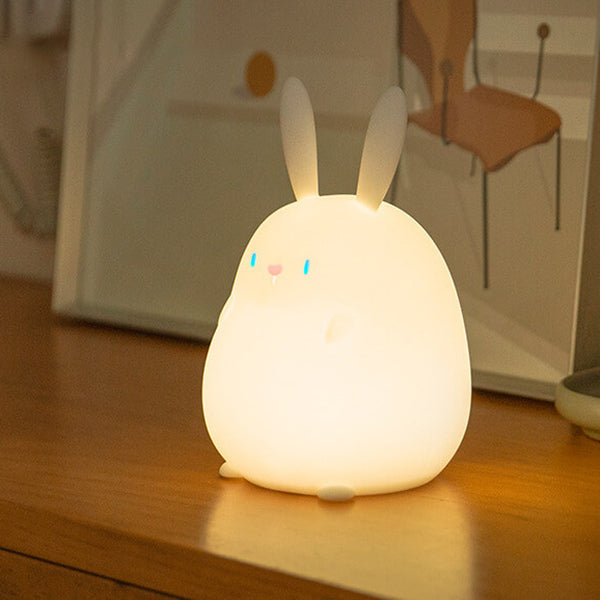 Cartoon Silicone Little Rabbit Table Lamp