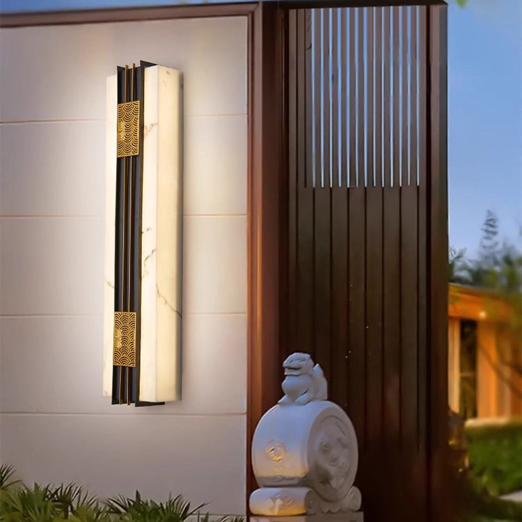 Rectangular Cloud Stainless Steel Outdoor Light
