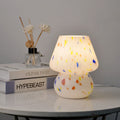 Watercolor Mushroom Glass Table Lamp