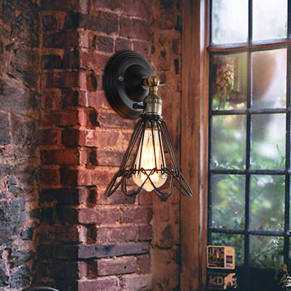 Iron Bracket Dining Room Wall Lamp