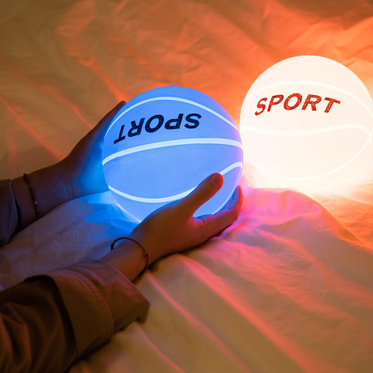 Basketball Silicone Night Charging Table Lamp