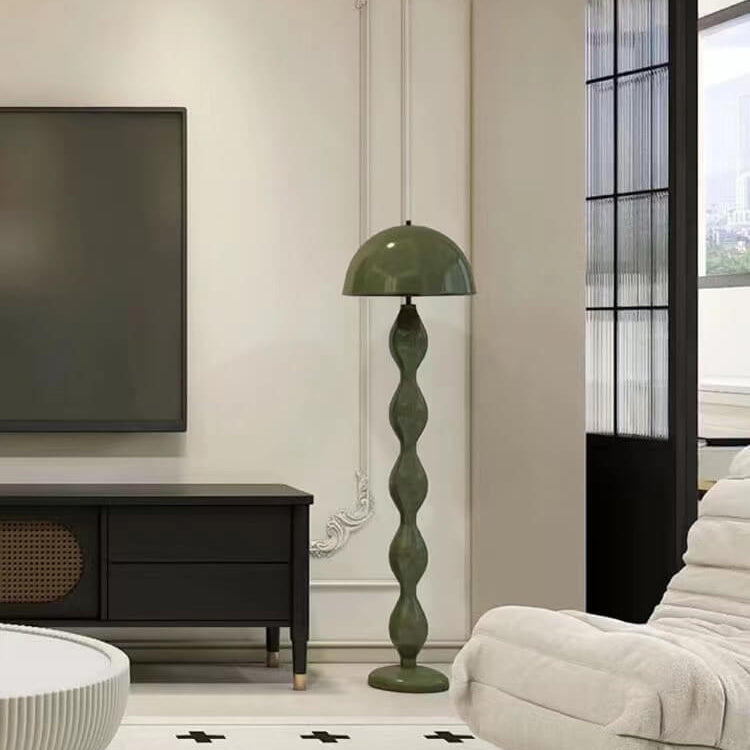 Macaron Mushroom Shape Iron Floor Lamp