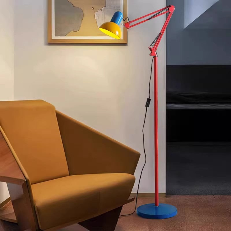 Modern Simplicity Iron Half Floor Lamp