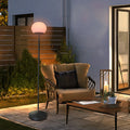 Solar Modern Minimalist Wrought Floor Lamp
