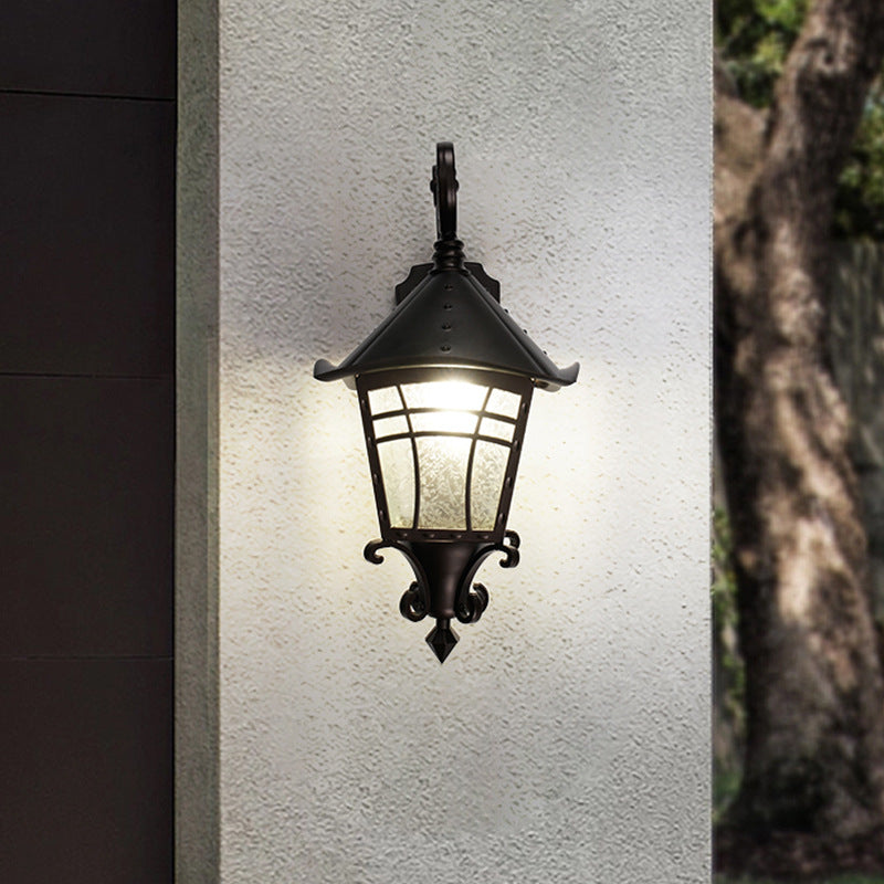 Aluminum Glass Cone Cylinder Outdoor Light