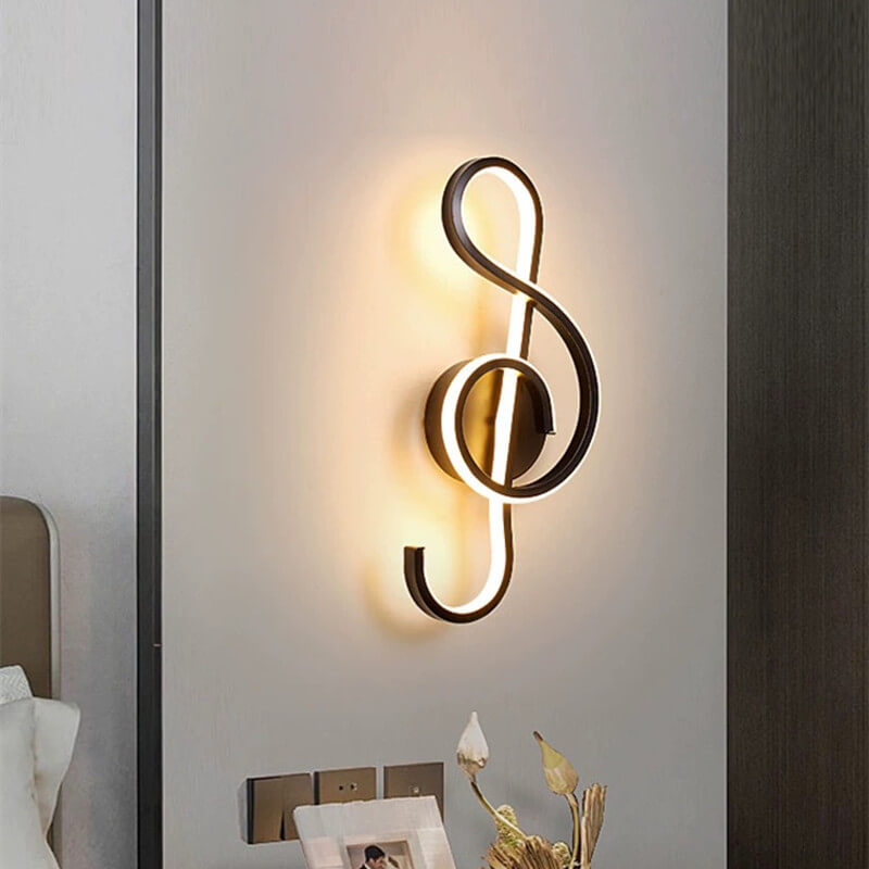 Music Note Soft Silicone Wall Lamp