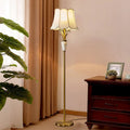 Fabric Jade All Copper Floor Lamp