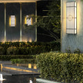 Rectangular Stainless Steel Plastic Outdoor Light