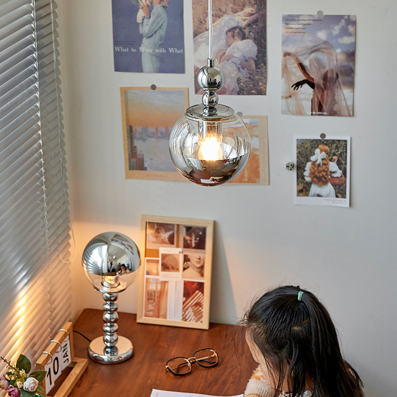 Solid Color Round Head Table Lamp